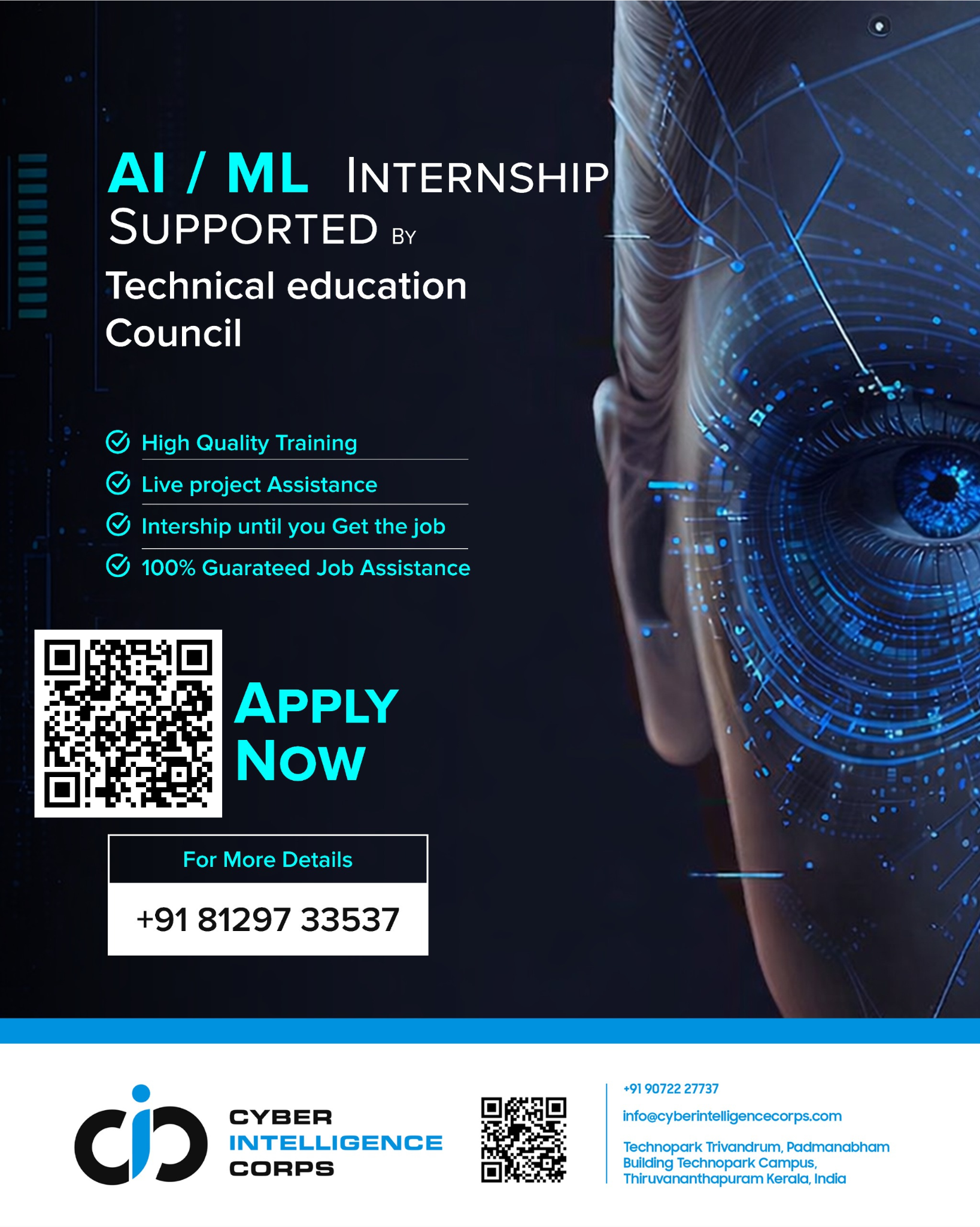 AI / ML Intern (Fresher) Poster